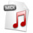 文件类型的MIDI  Filetype MIDI